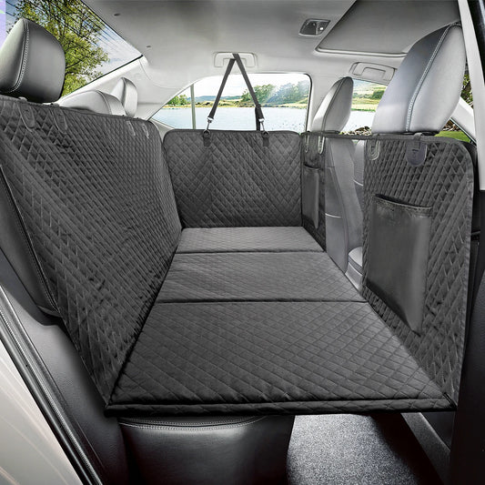 Nova Forge hard-bottom dog car seat cover in black